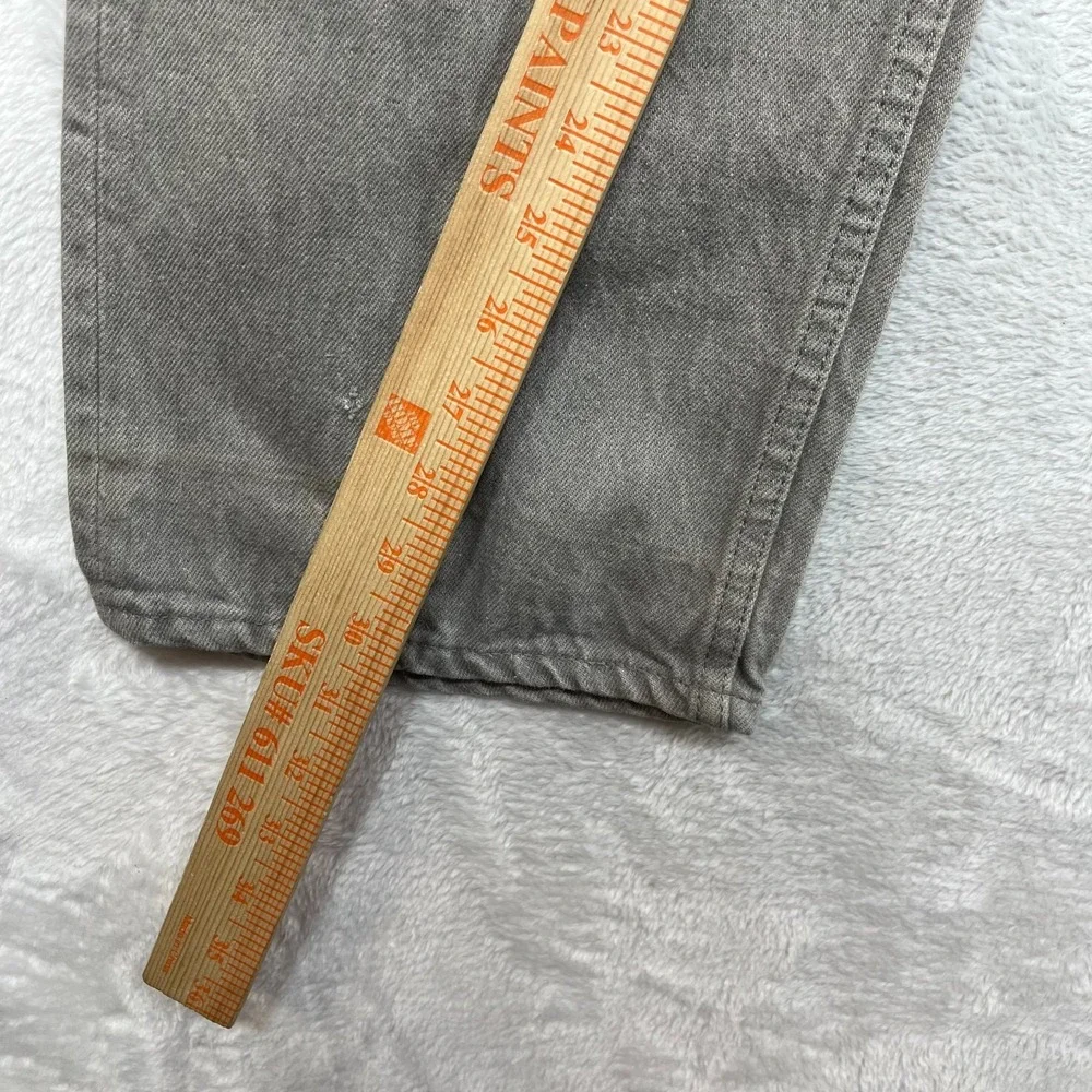 Vintage Levi's Button Fly Jeans Men's Gray Denim Classic Pockets‎ Y2K - 36X30.5